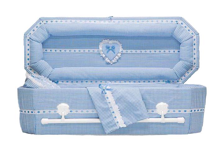 73b. Infant Blue Gingham