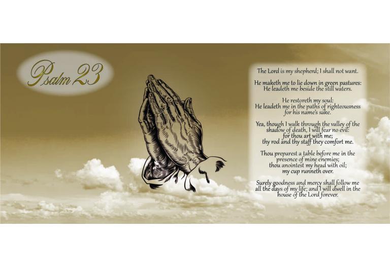 23rd Psalm PHs Bronze