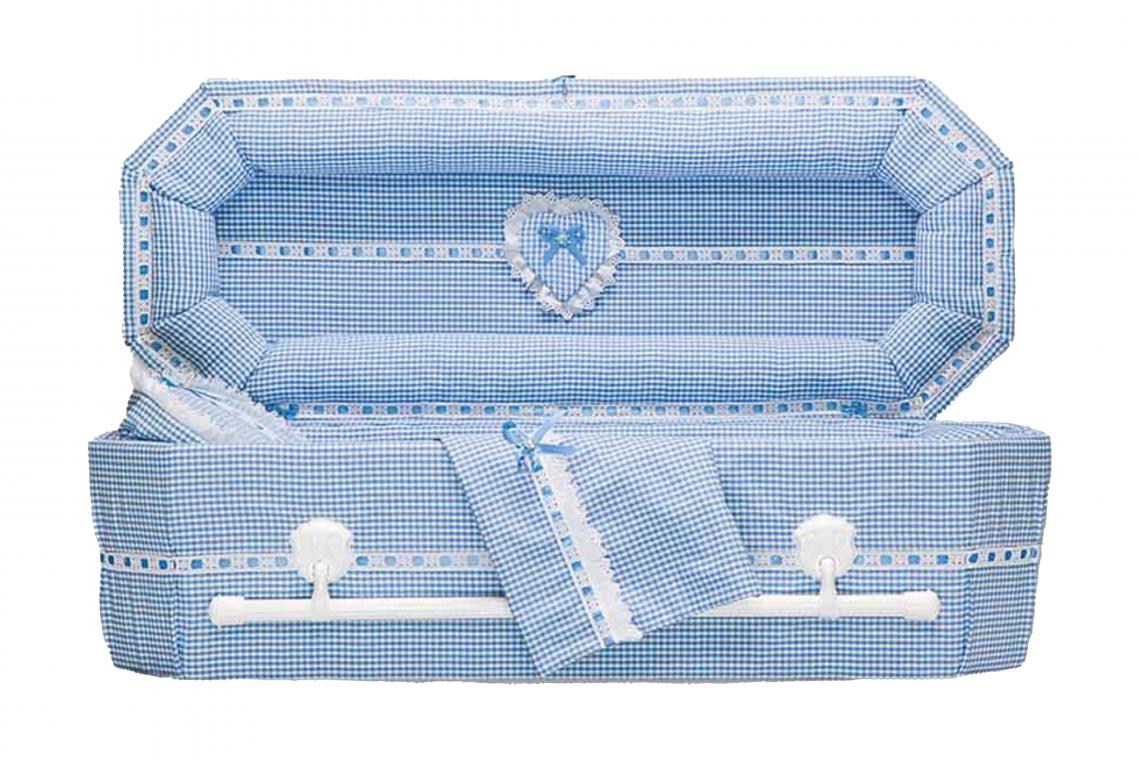 73b. Infant Blue Gingham
