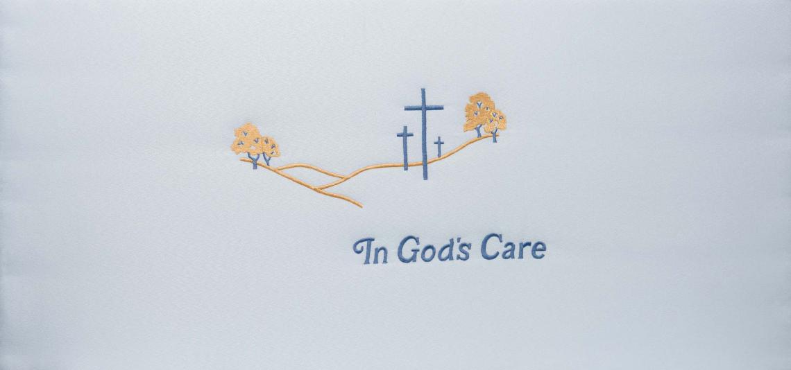 In Gods Care Blue